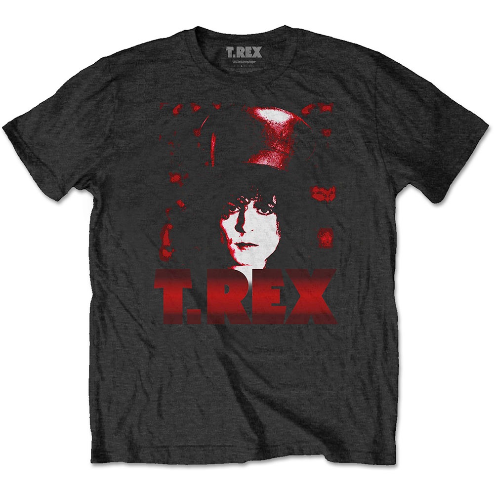 T. Rex - Marc Top Hat Mens Tshirt - Black